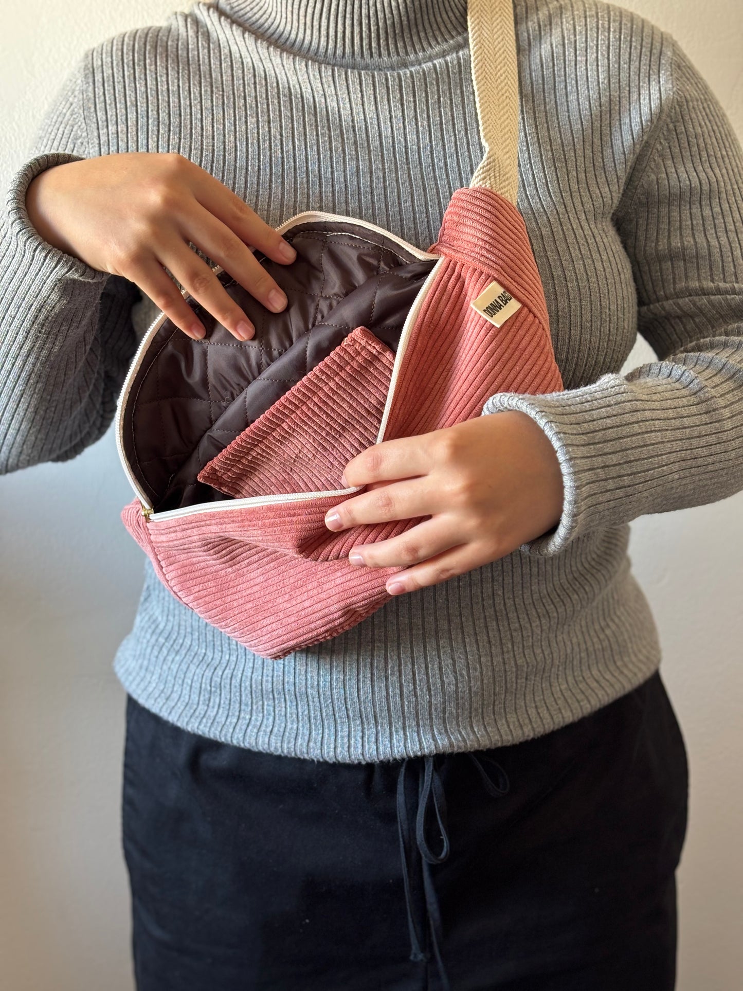PALOMA BAGS OLD PINK CORDUROY