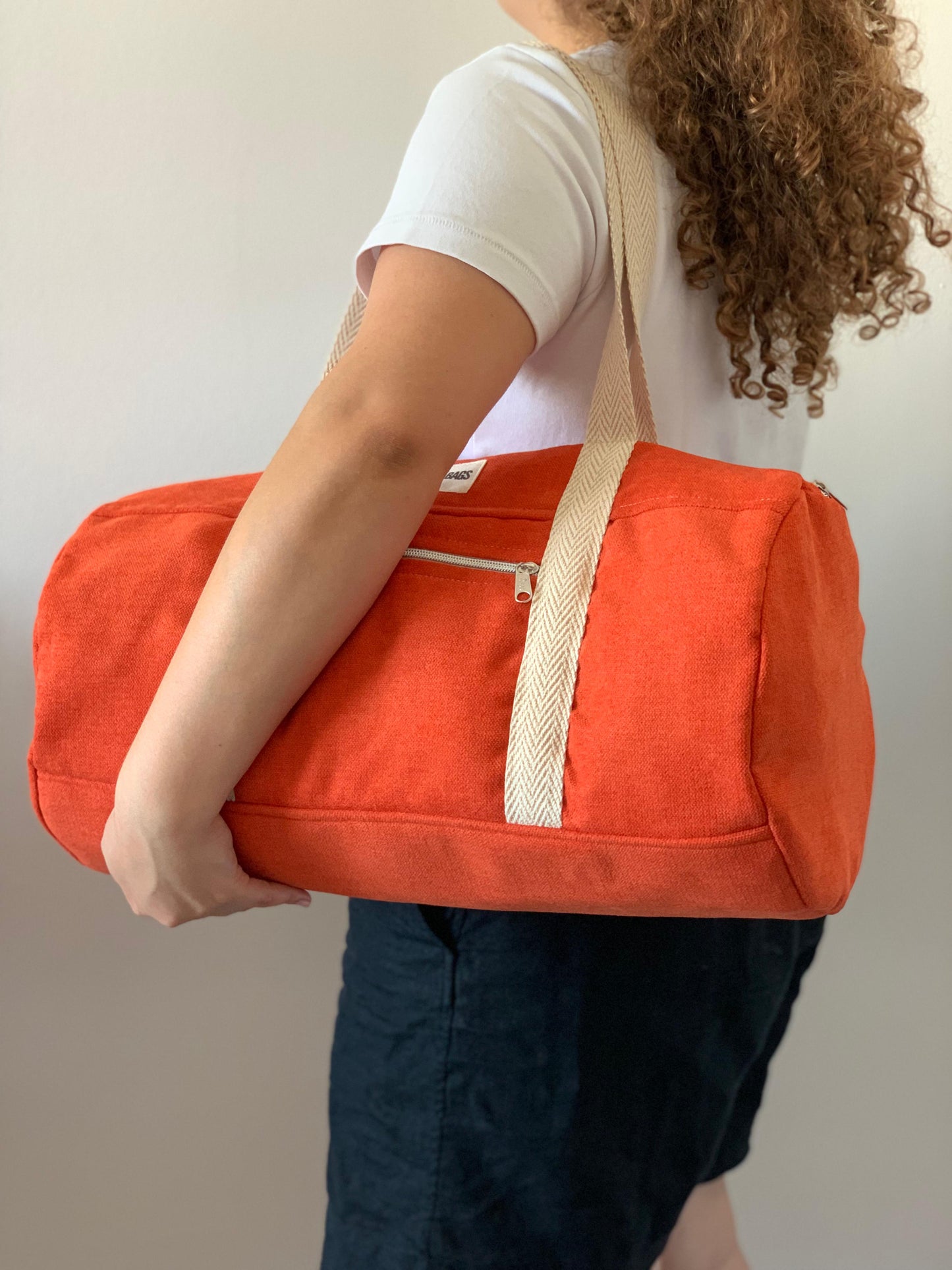 TAÍS BAGS RUSTIC VELVET ORANGE