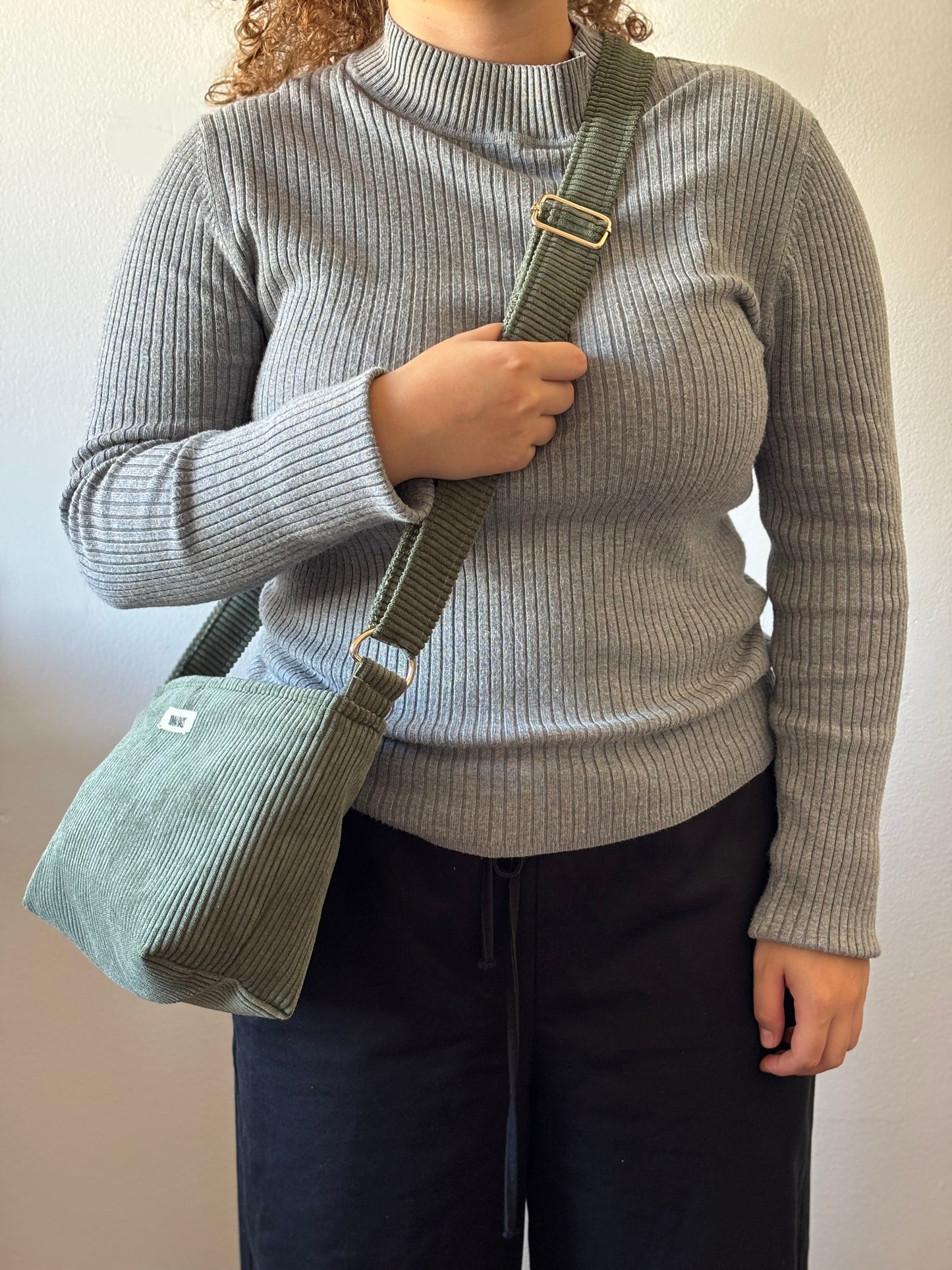 NINA BAGS DRY GREEN CORDUROY