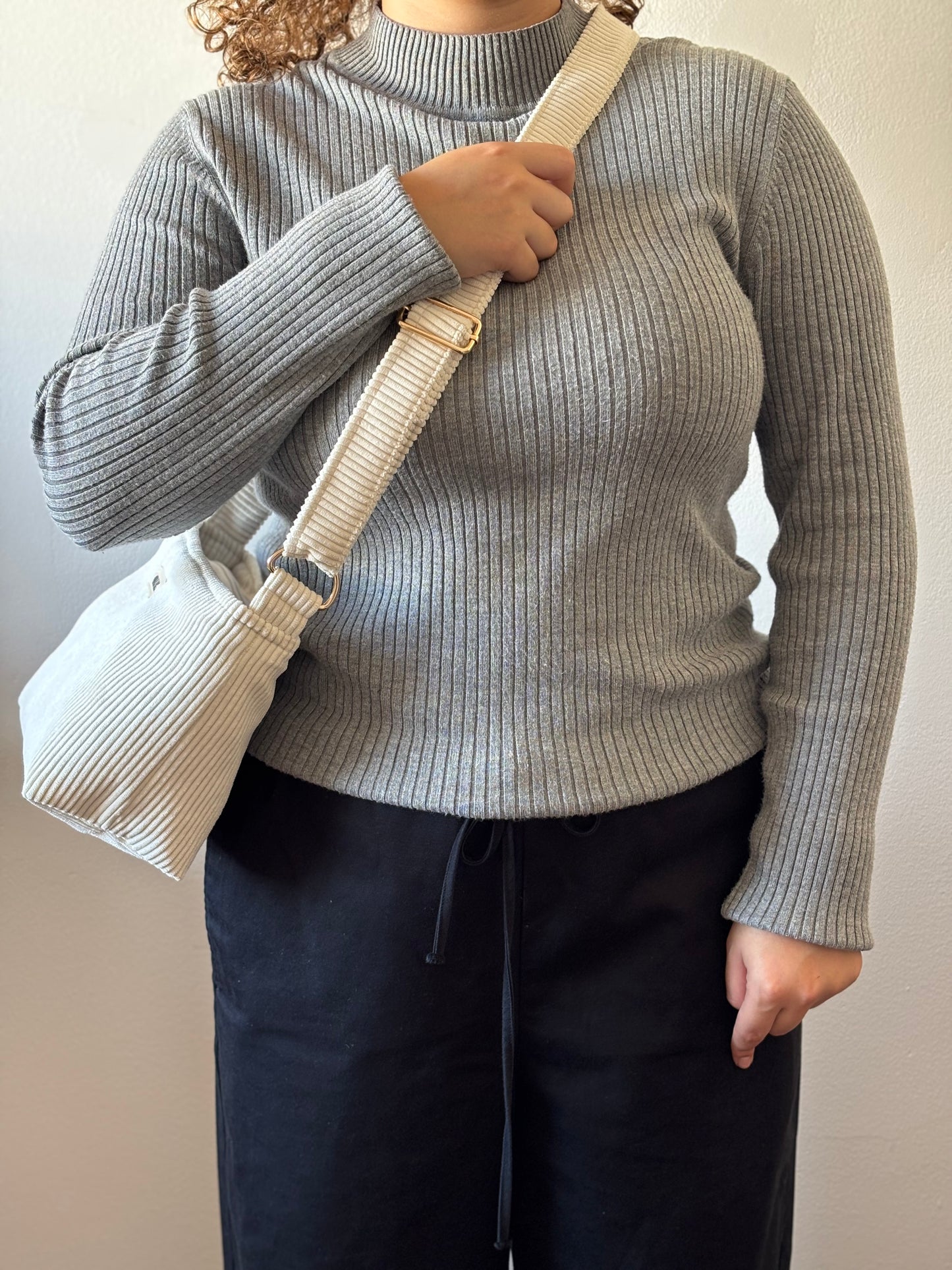 NINA BAGS OFF WHITE CORDUROY