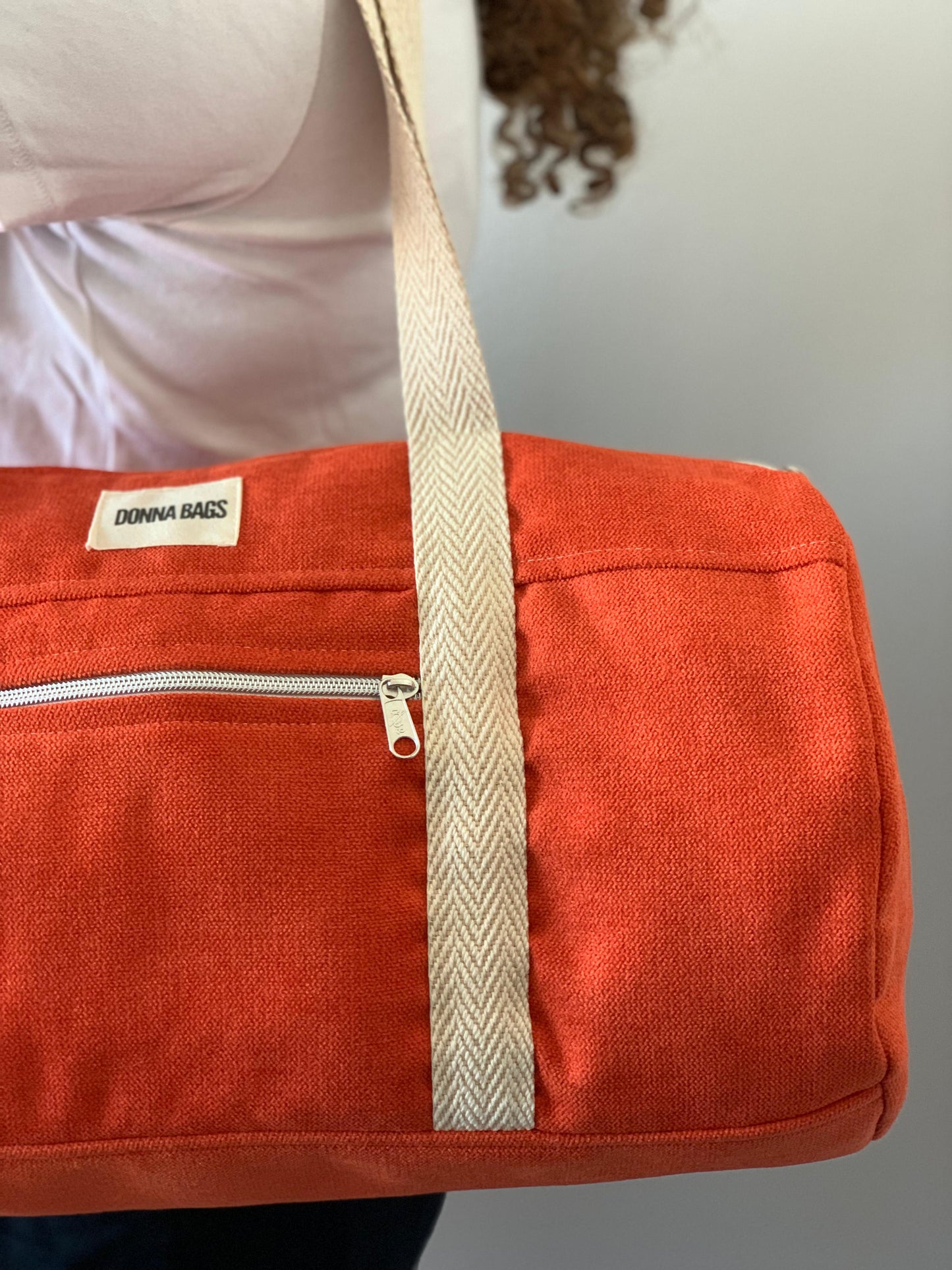TAÍS BAGS RUSTIC VELVET ORANGE