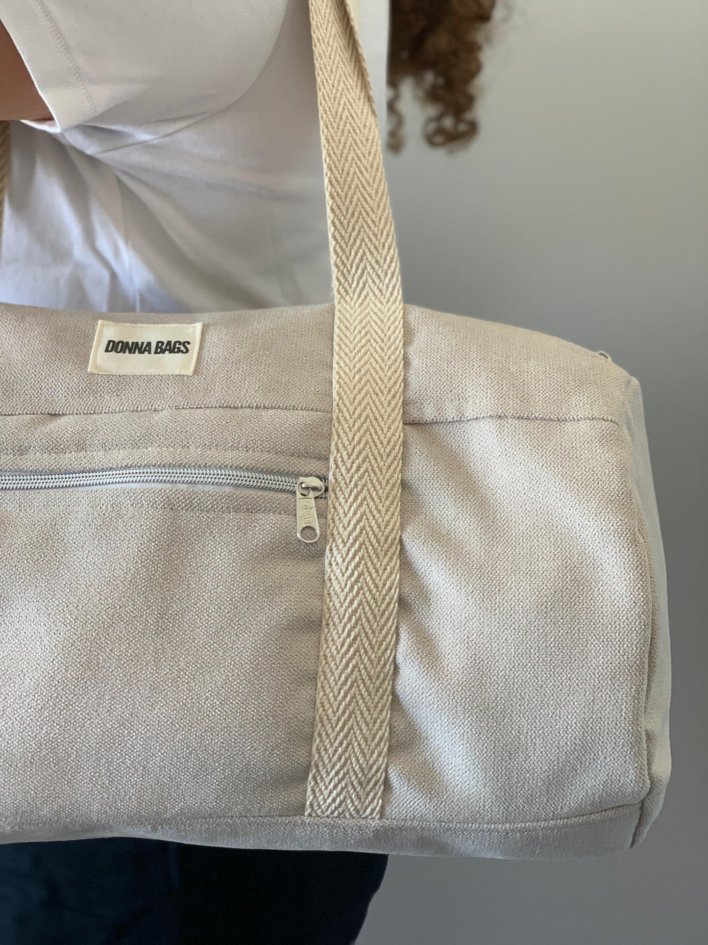 TAÍS BAGS RUSTIC VELVET BEIGE