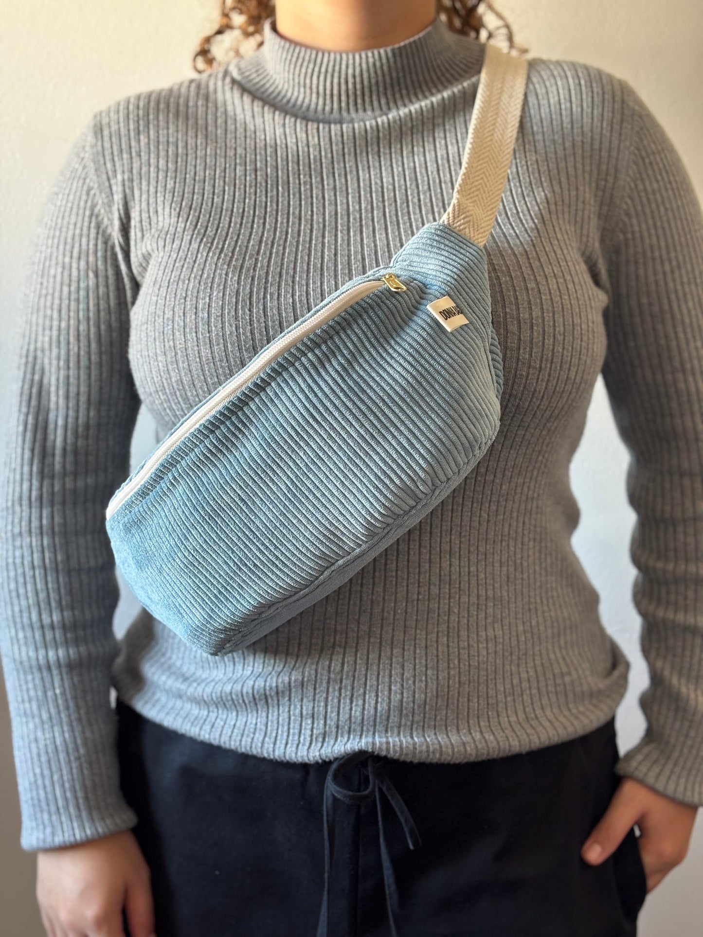 PALOMA BAGS LIGHT BLUE CORDUROY