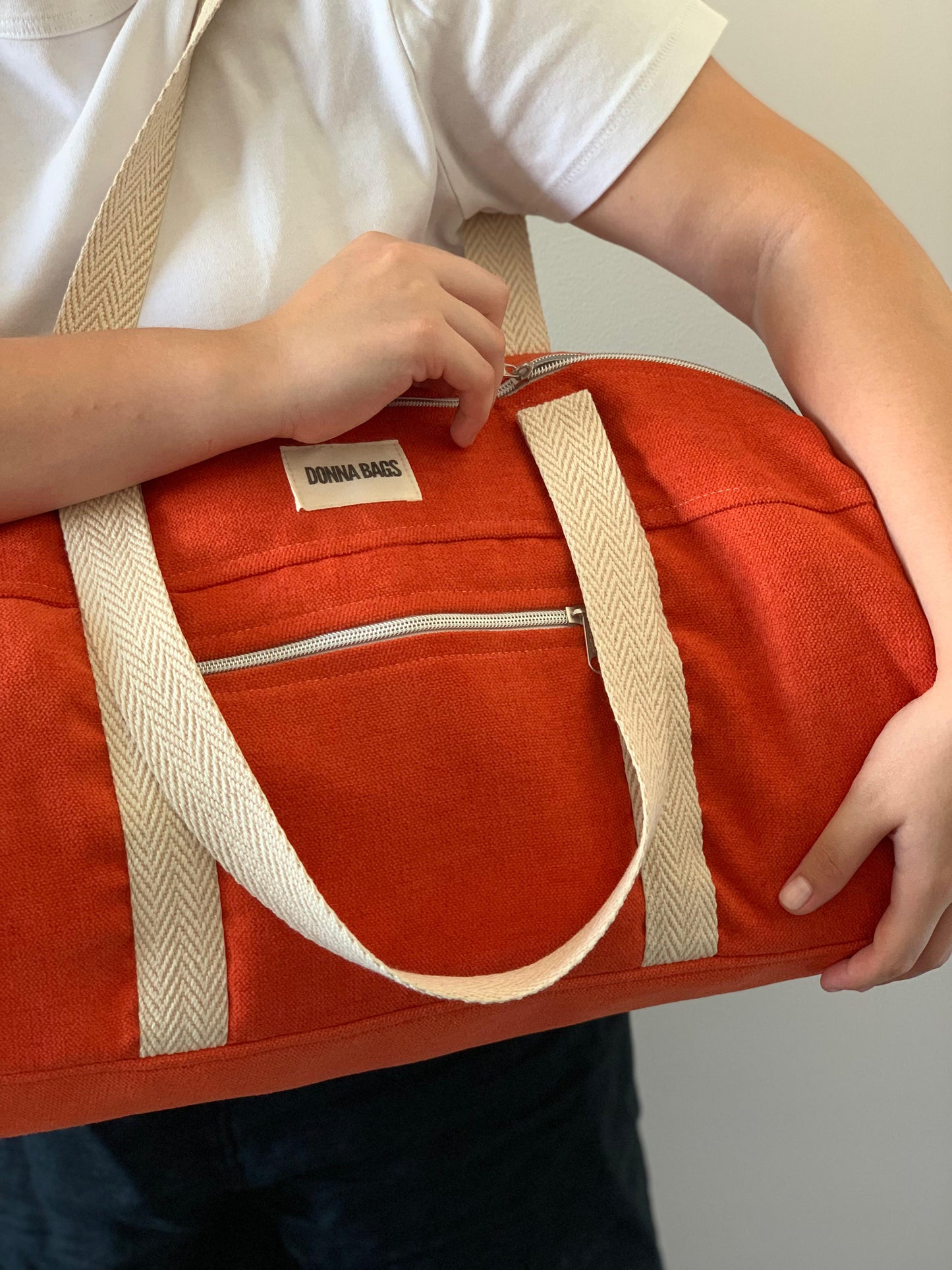 TAÍS BAGS RUSTIC VELVET ORANGE