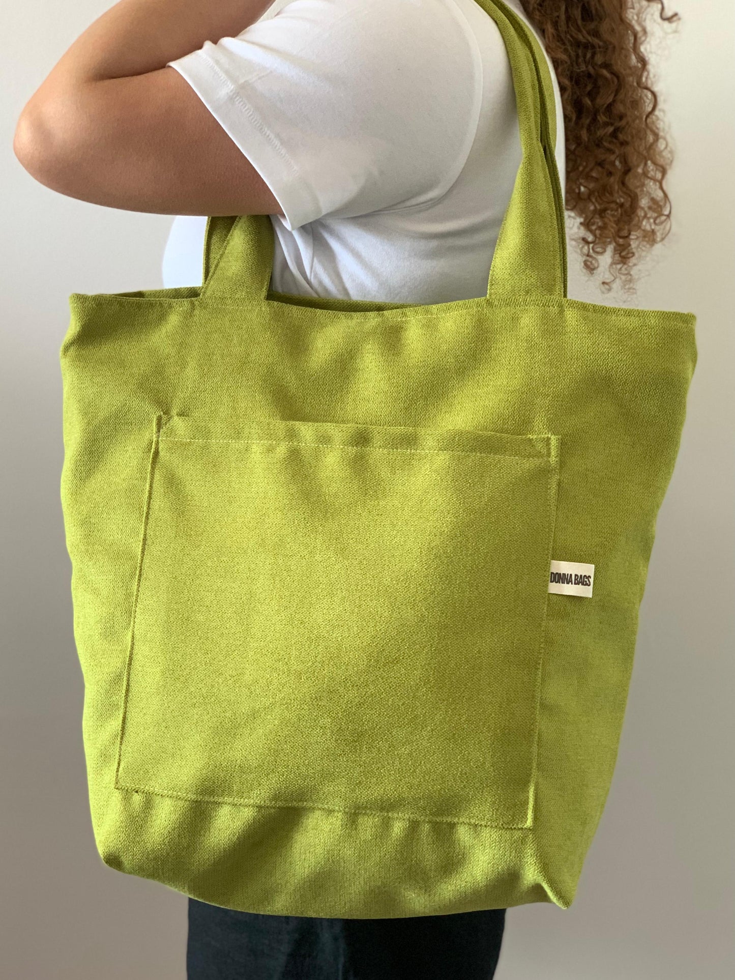 MILA BAGS RUSTIC VELVET PISTACHIO GREEN