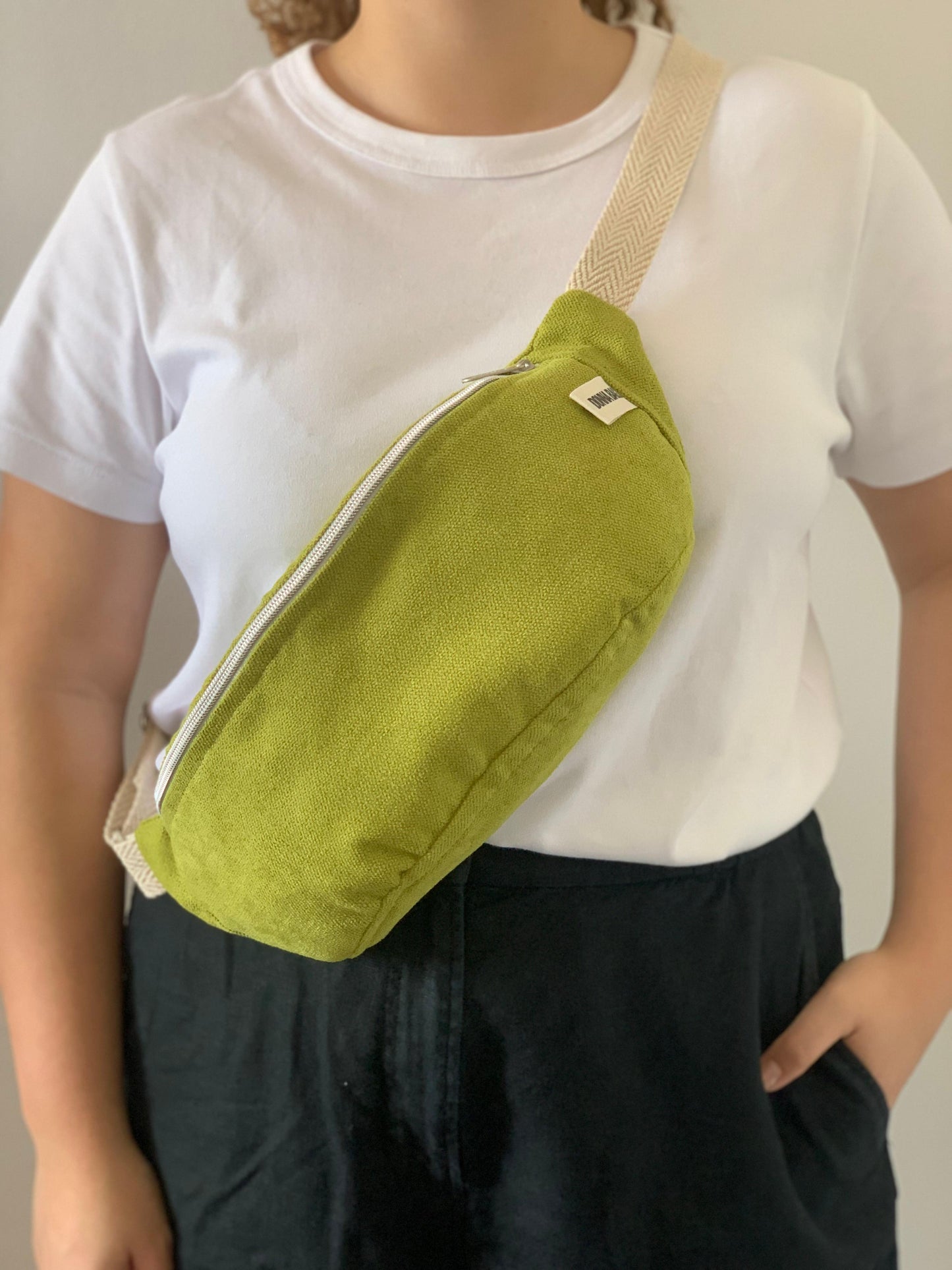 PALOMA BAGS RUSTIC VELVET PISTACHIO GREEN