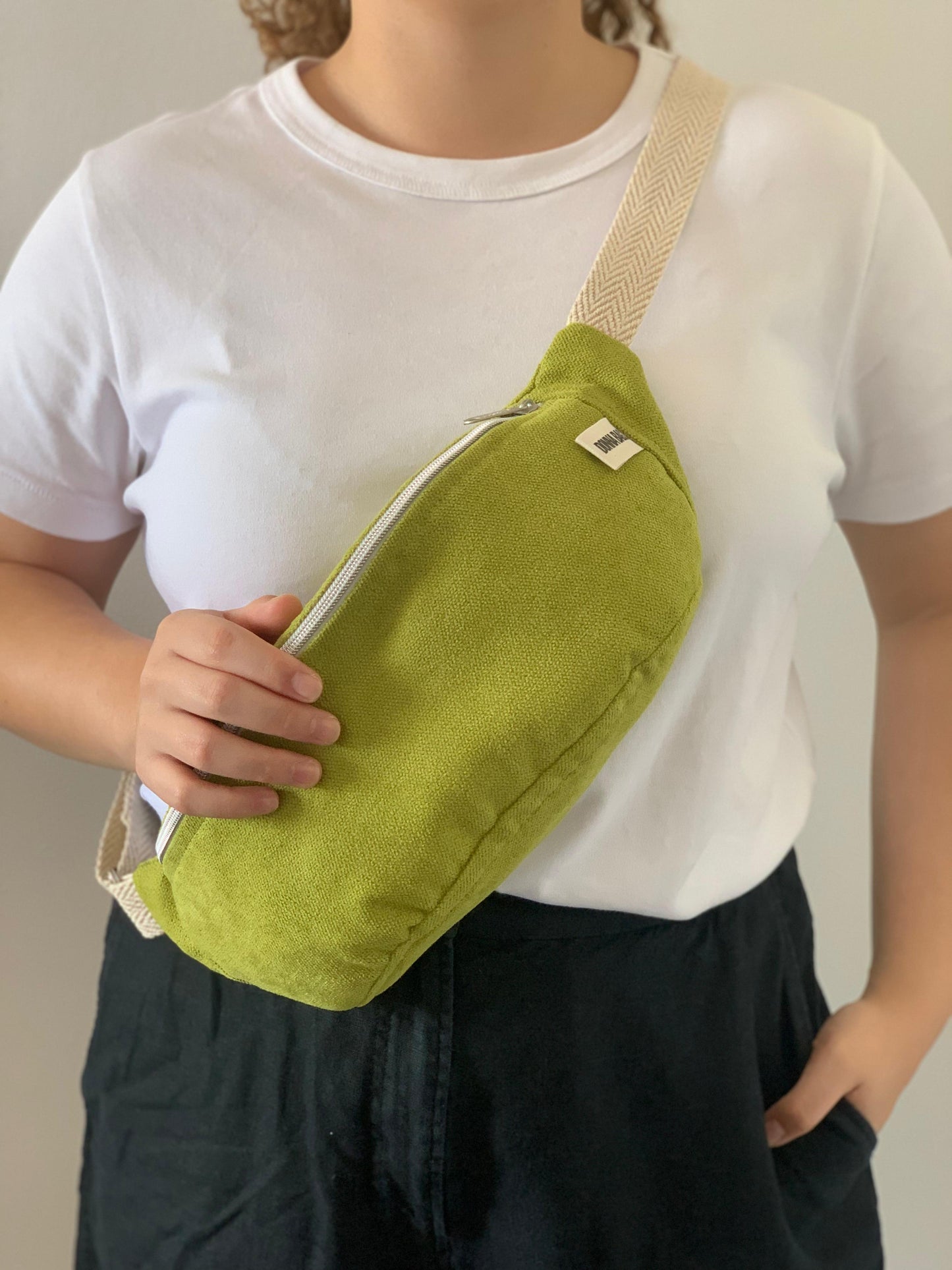 PALOMA BAGS RUSTIC VELVET PISTACHIO GREEN