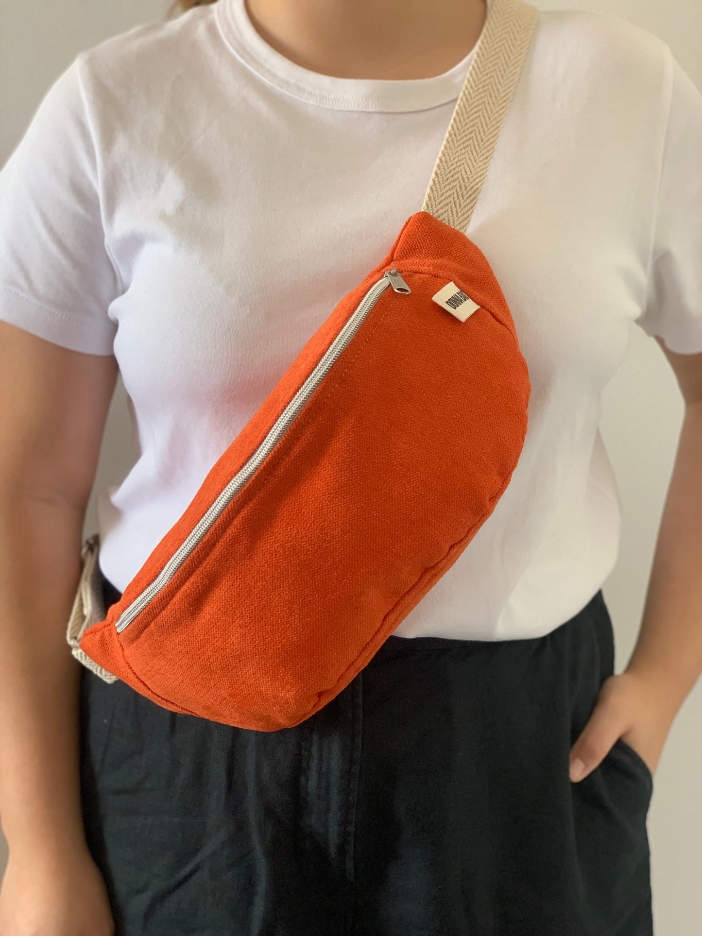 PALOMA BAGS RUSTIC VELVET ORANGE