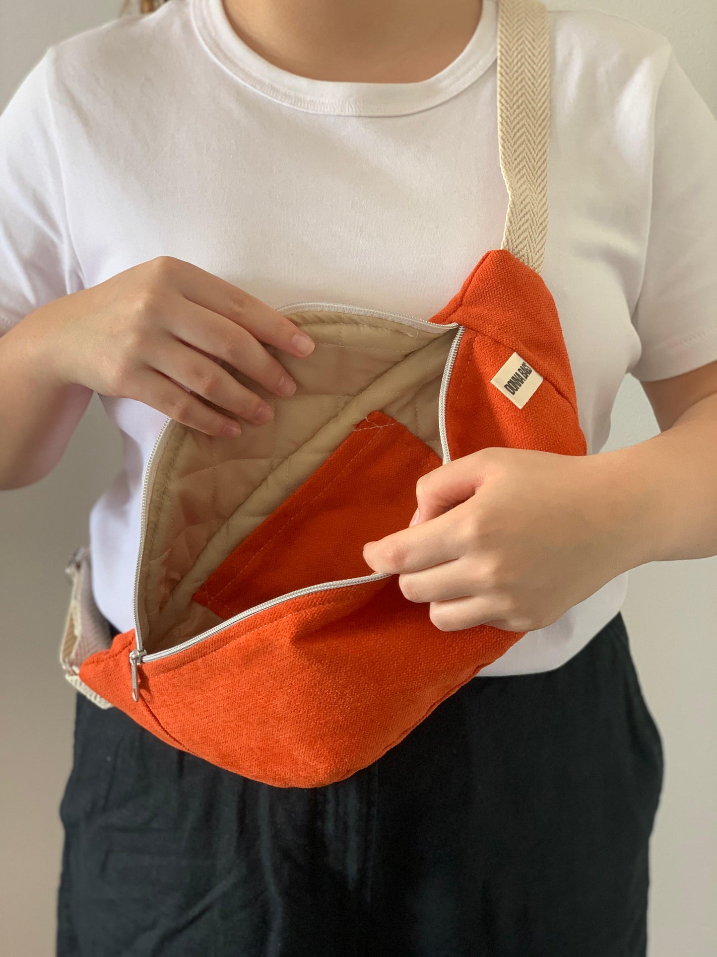 PALOMA BAGS RUSTIC VELVET ORANGE