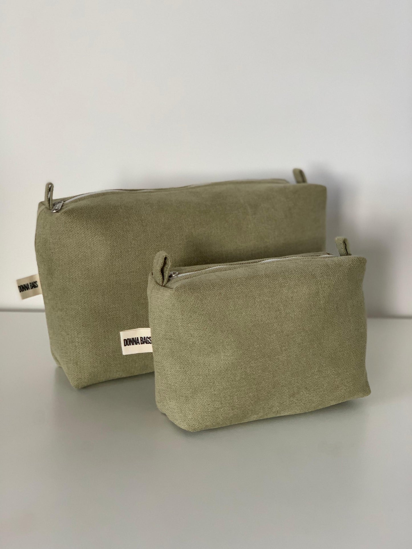 LIS BAGS RUSTIC VELVET OLIVE GREEN