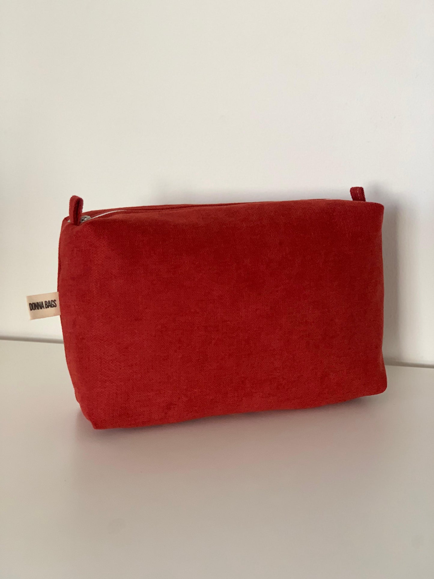 LIS BAGS RUSTIC VELVET RED