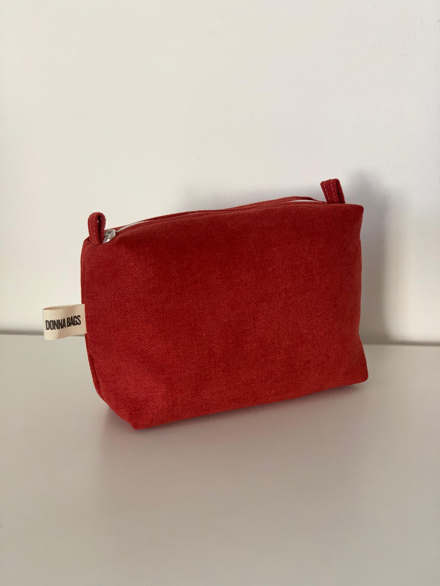 LIS BAGS RUSTIC VELVET RED