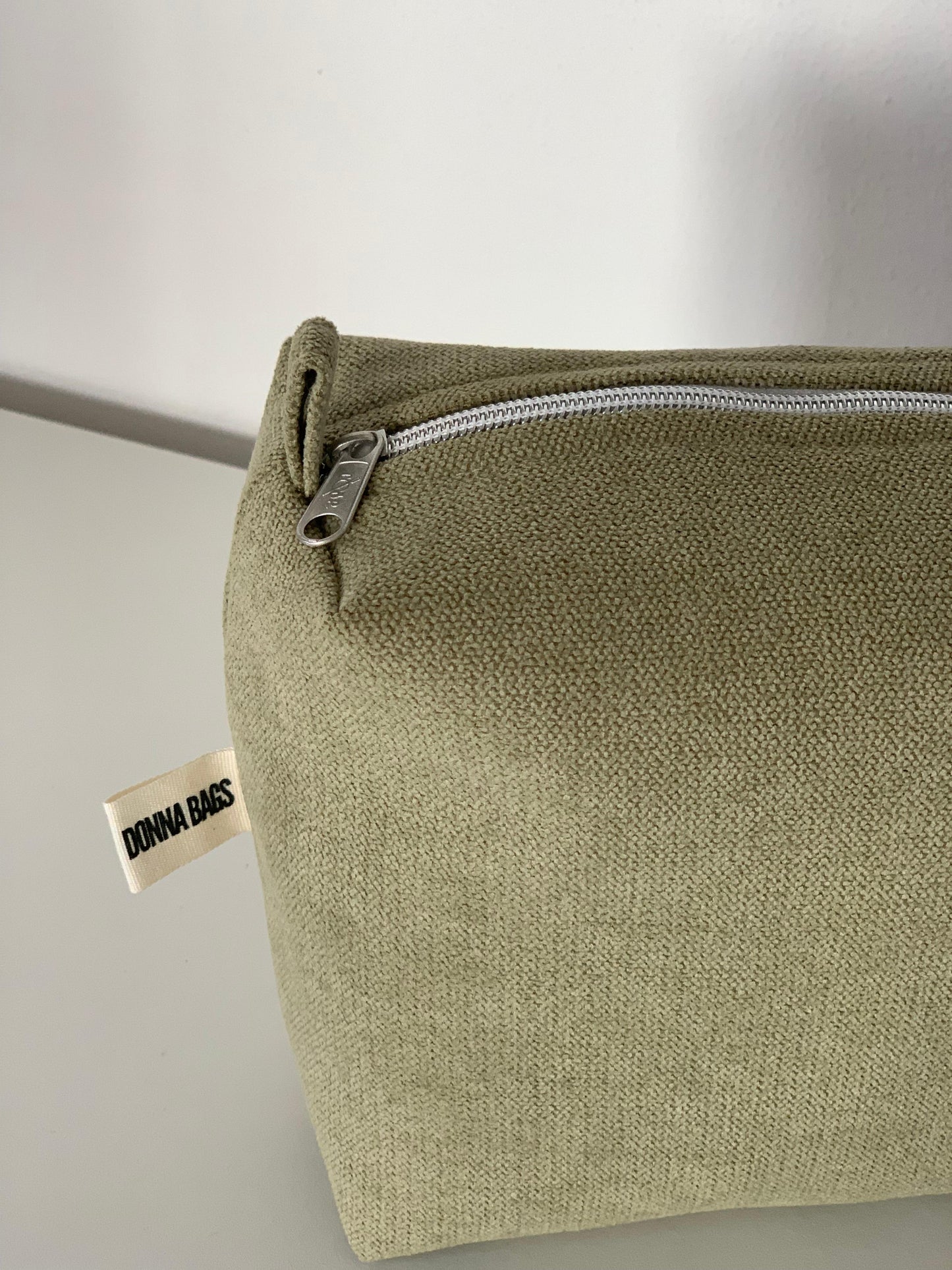 LIS BAGS RUSTIC VELVET OLIVE GREEN