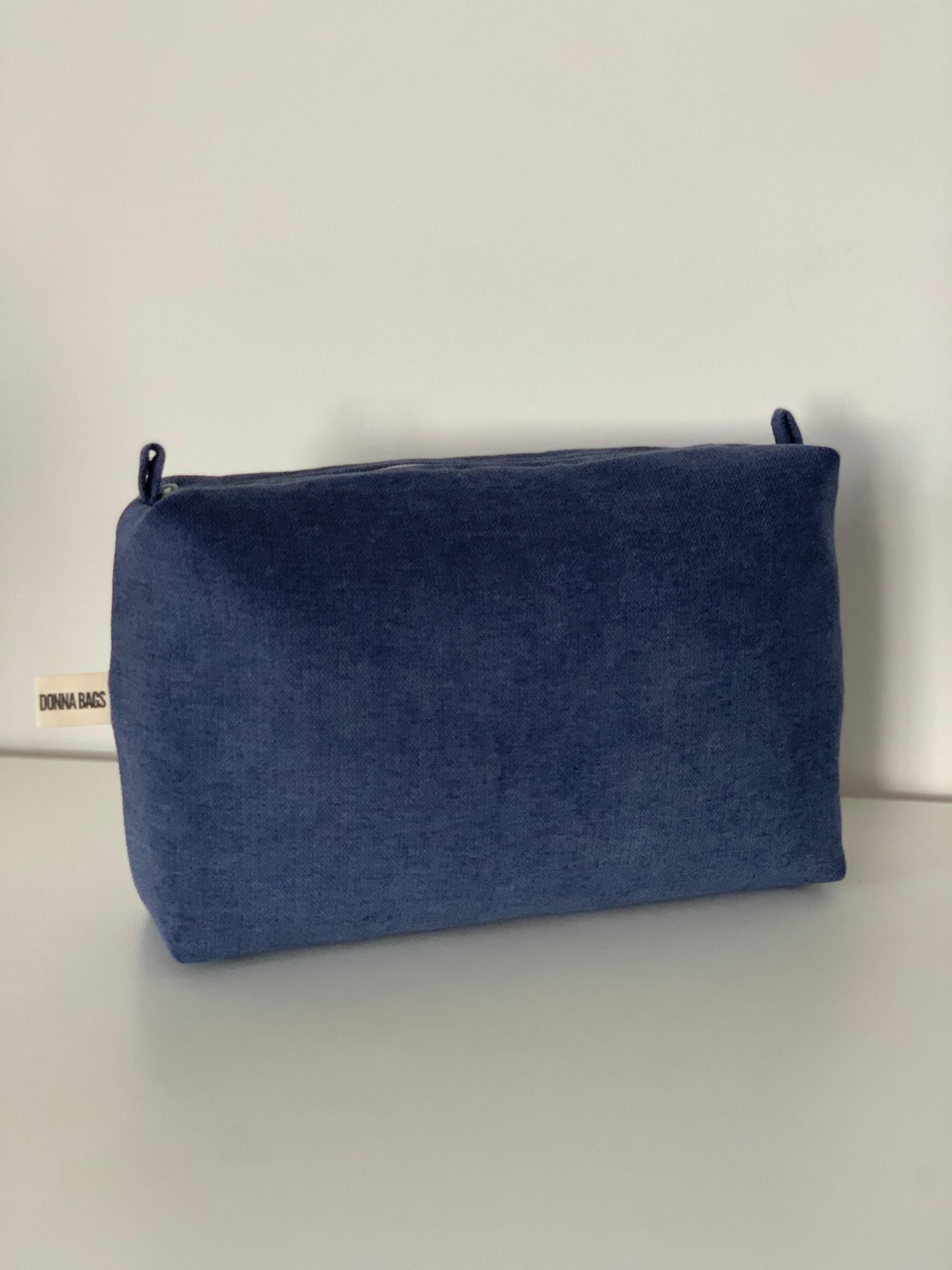 LIS BAGS RUSTIC VELVET NAVY BLUE