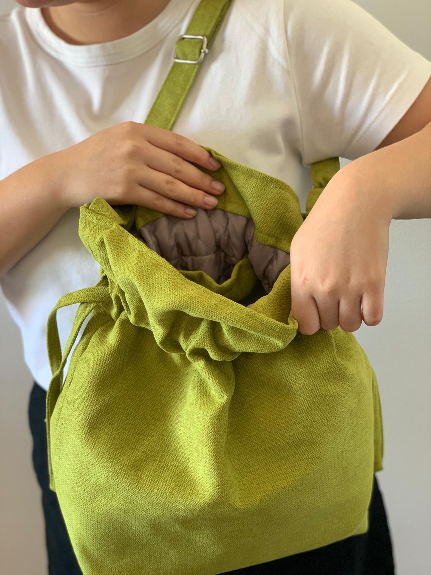 CAROL BAGS RUSTIC VELVET PISTACHIO GREEN