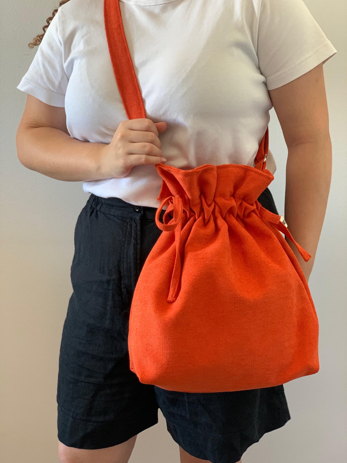 CAROL BAGS RUSTIC VELVET ORANGE