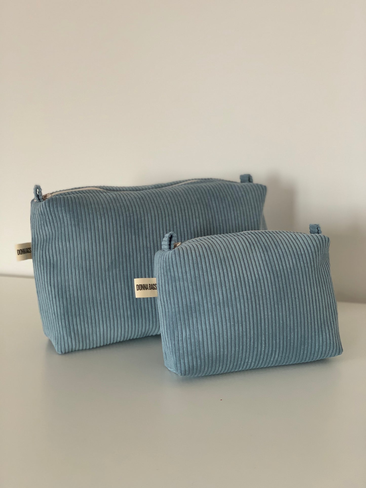 LIS BAGS LIGHT BLUE CORDUROY