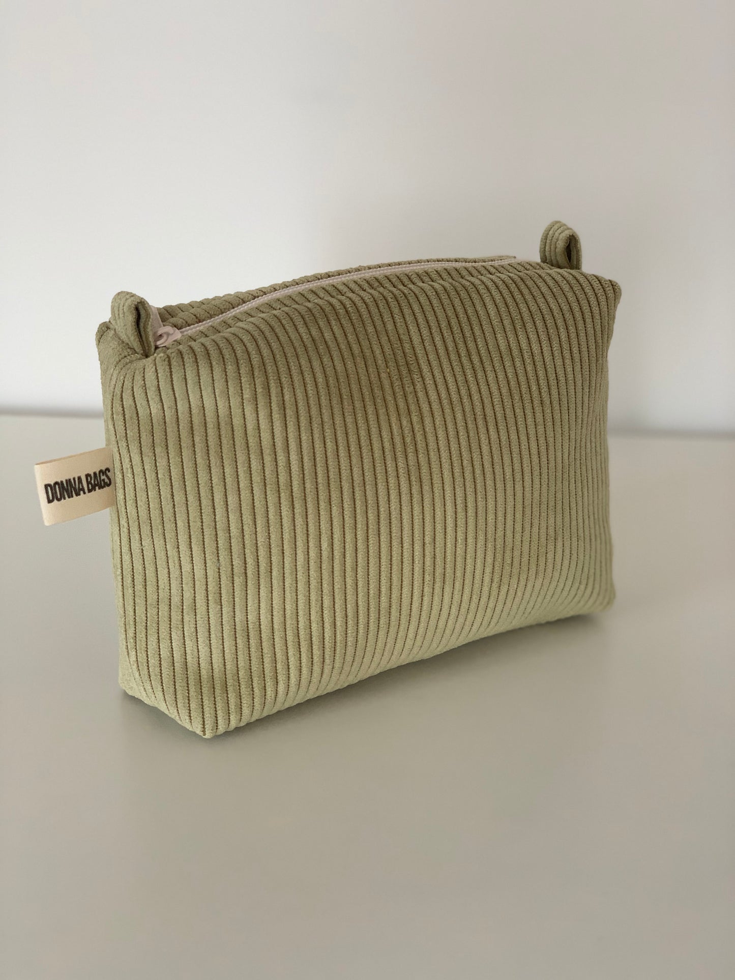 LIS BAGS LIGHT GREEN CORDUROY