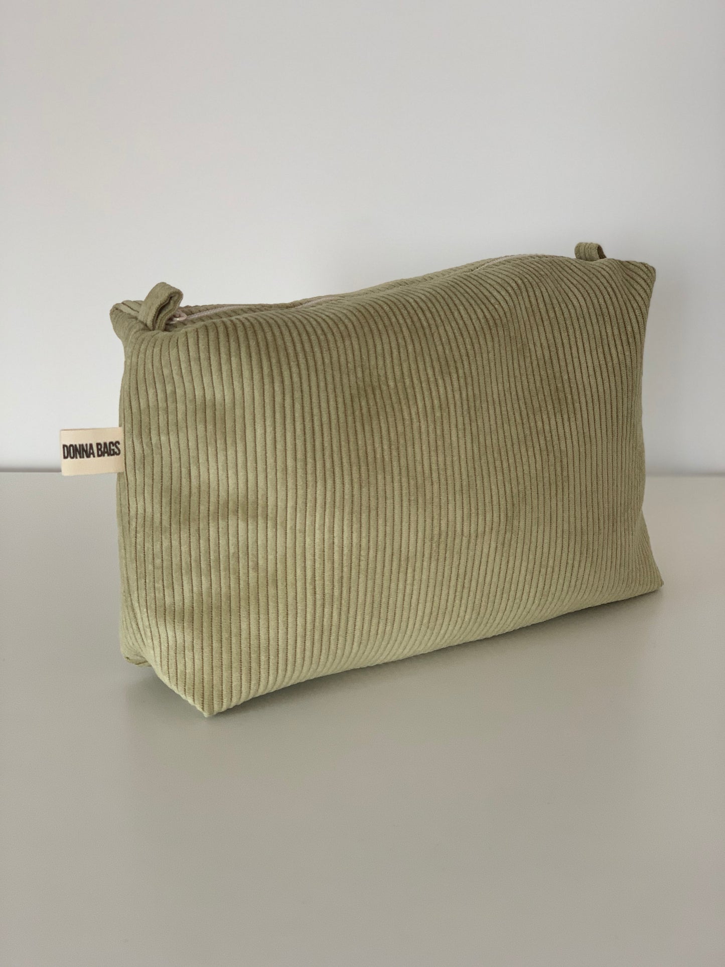 LIS BAGS LIGHT GREEN CORDUROY