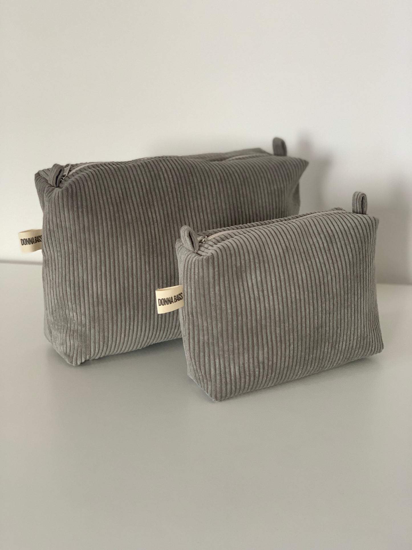LIS BAGS GRAY CORDUROY
