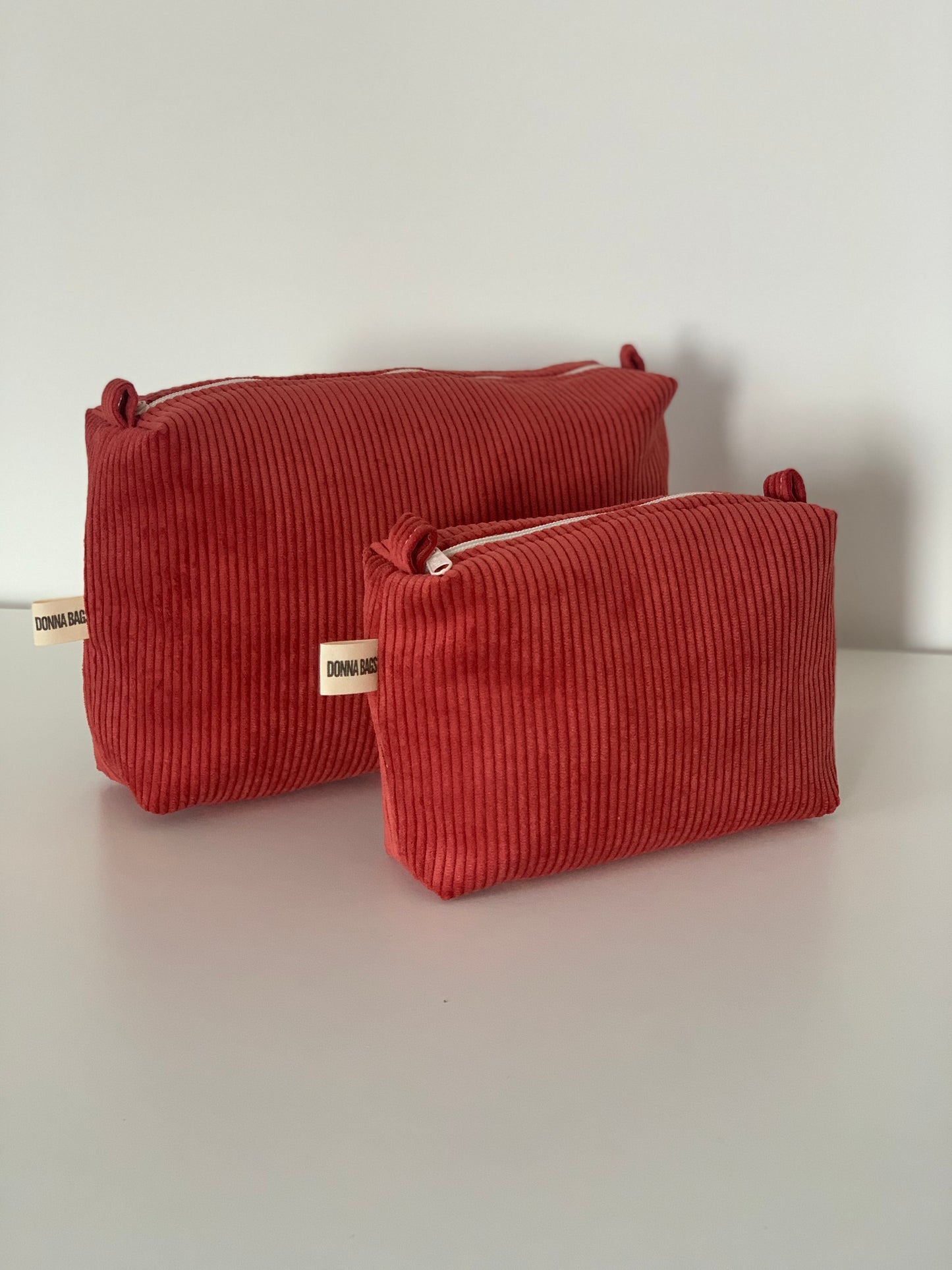 LIS BAGS RED CORDUROY