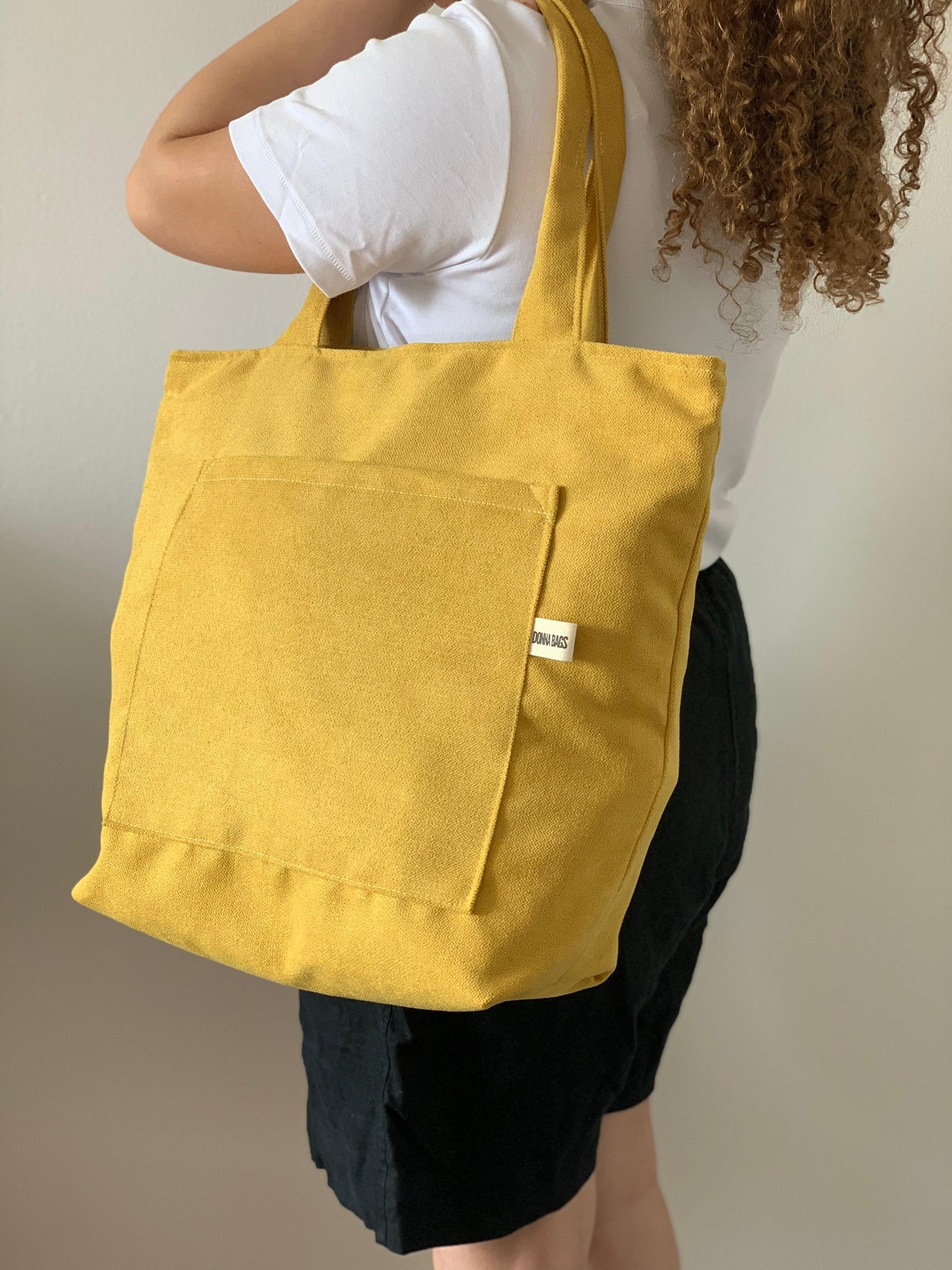 MILA BAGS RUSTIC VELVET BUTTER YELLOW