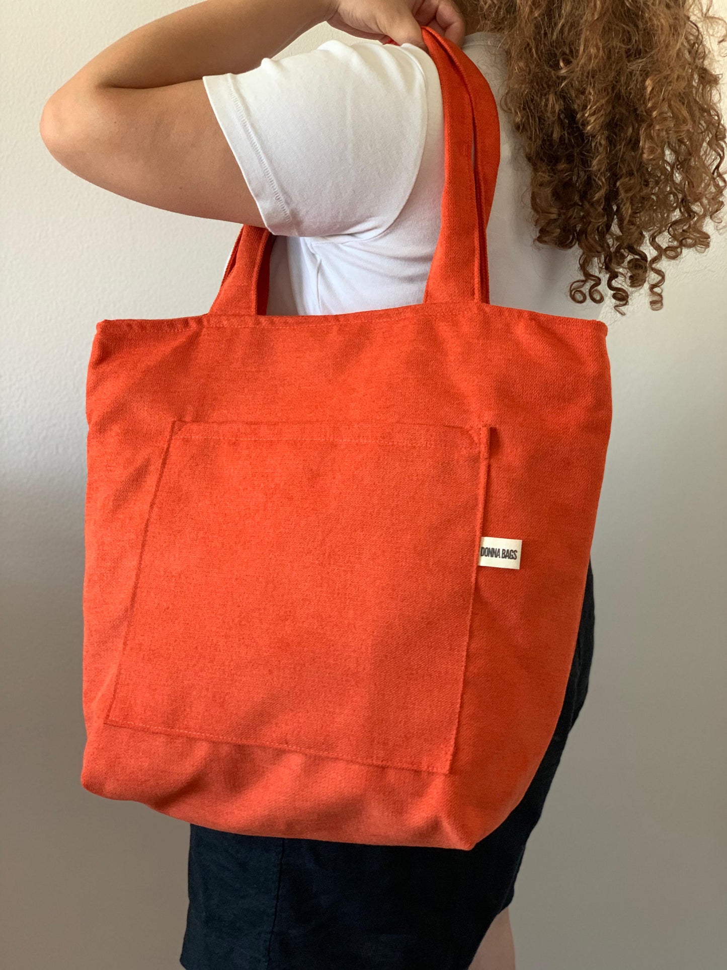 MILA BAGS RUSTIC VELVET ORANGE