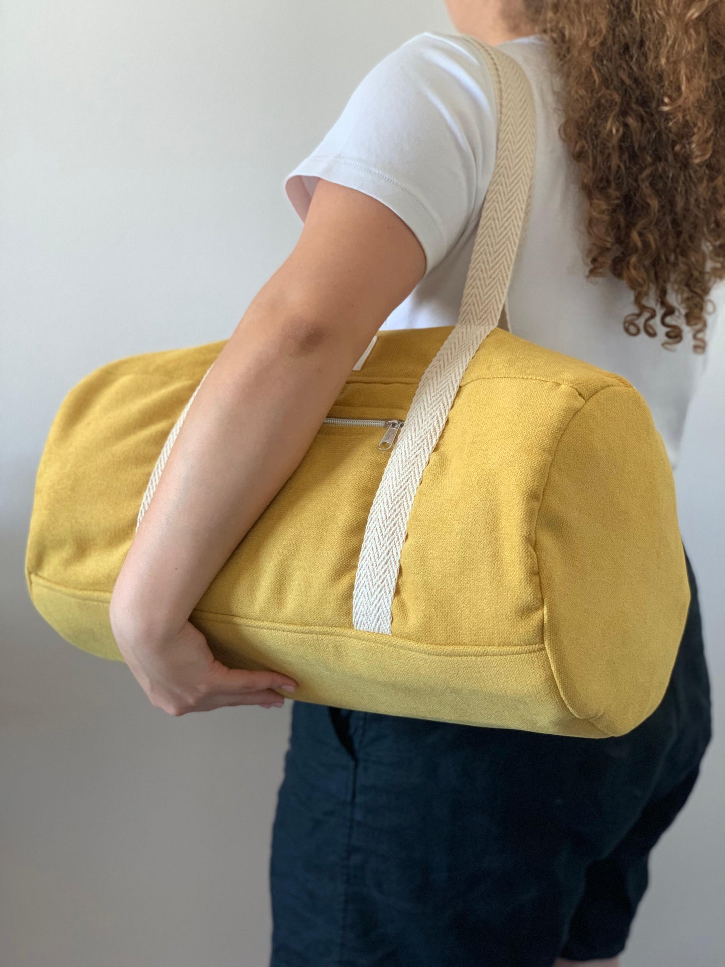 TAÍS BAGS RUSTIC VELVET BUTTER YELLOW