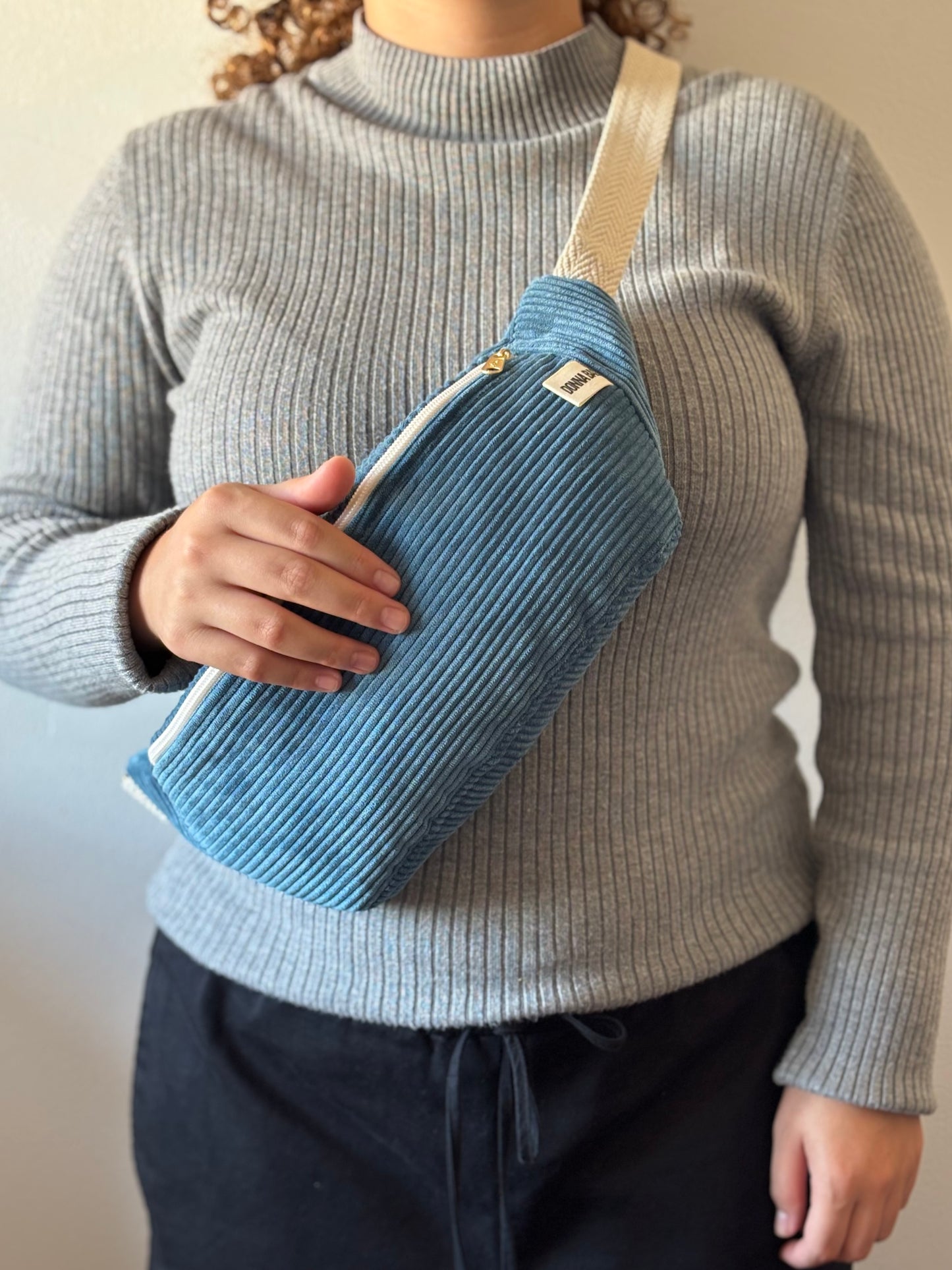PALOMA BAGS ROYAL BLUE CORDUROY