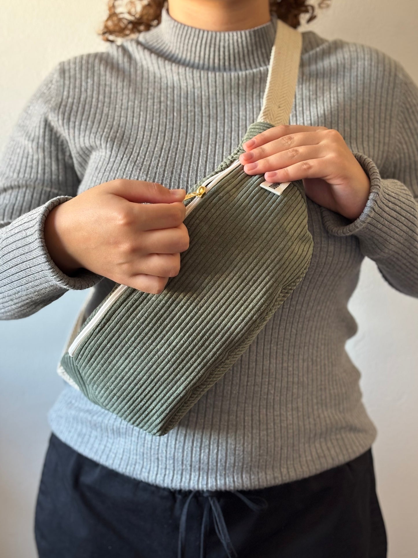 PALOMA BAGS DRY GREEN CORDUROY