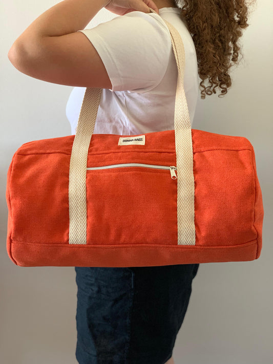 TAÍS BAGS RUSTIC VELVET ORANGE