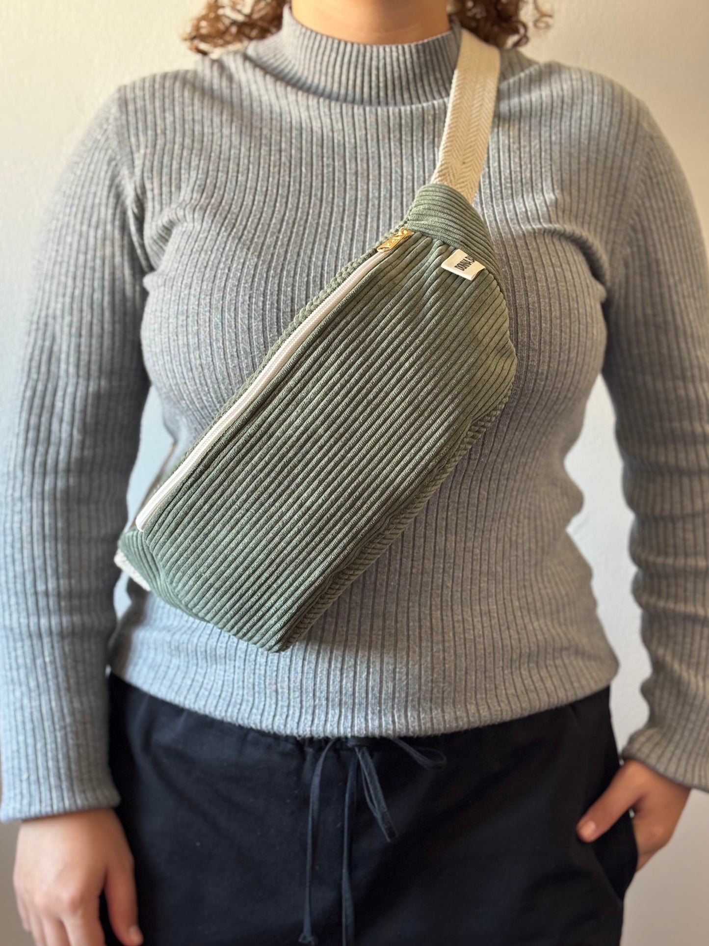 PALOMA BAGS DRY GREEN CORDUROY