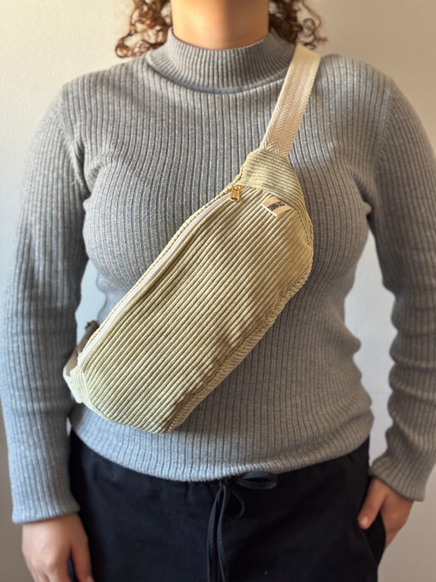 PALOMA BAGS LIGHT GREEN CORDUROY