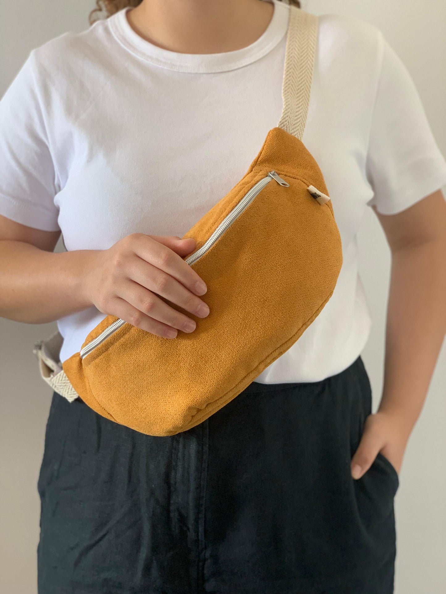 PALOMA BAGS RUSTIC VELVET MUSTARD