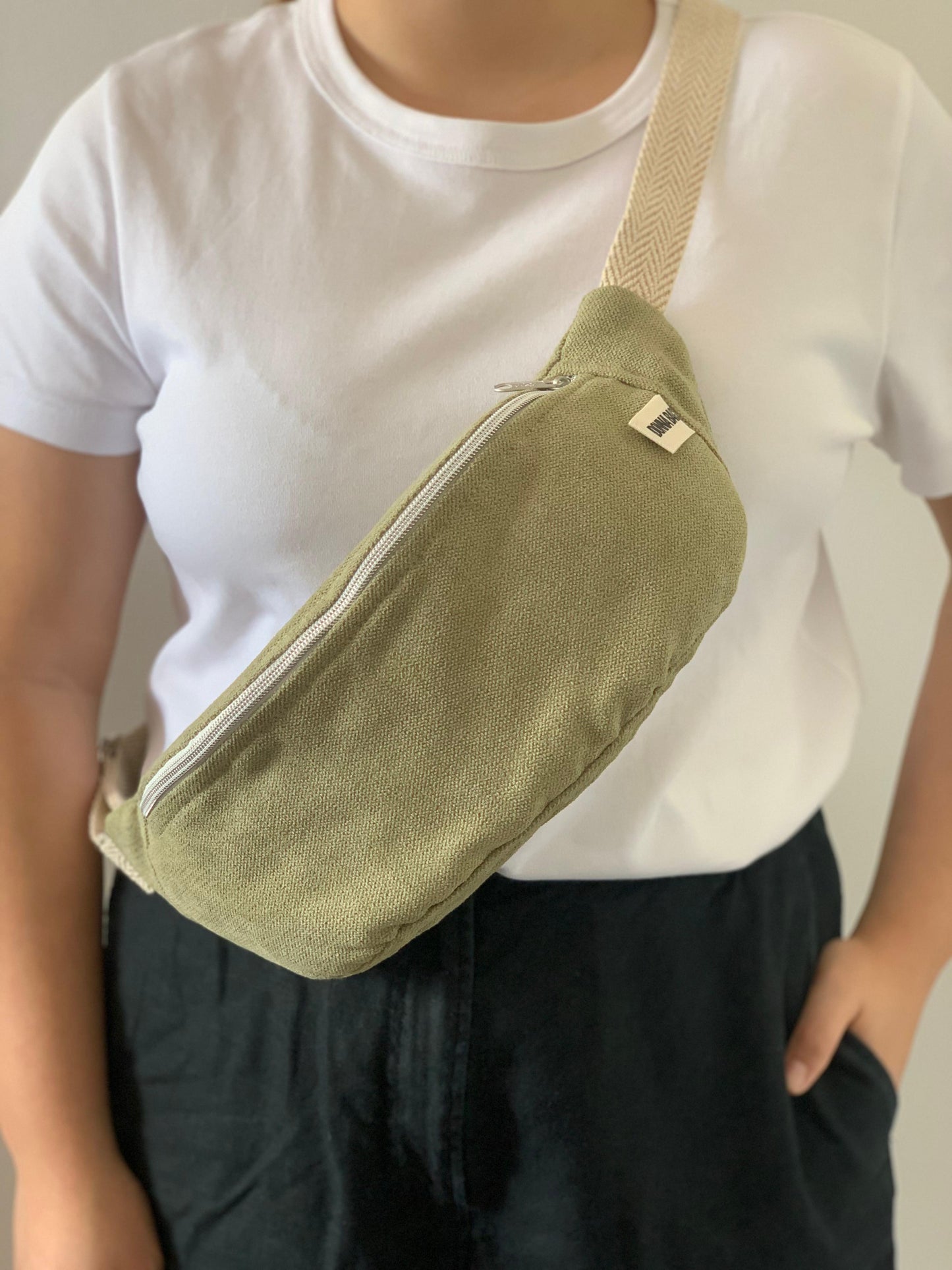 PALOMA BAGS RUSTIC VELVET OLIVE GREEN