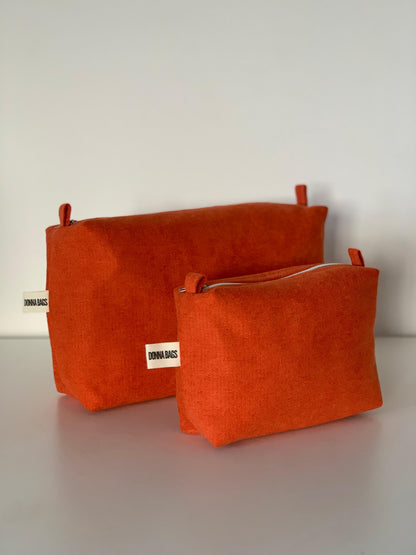 LIS BAGS RUSTIC VELVET ORANGE