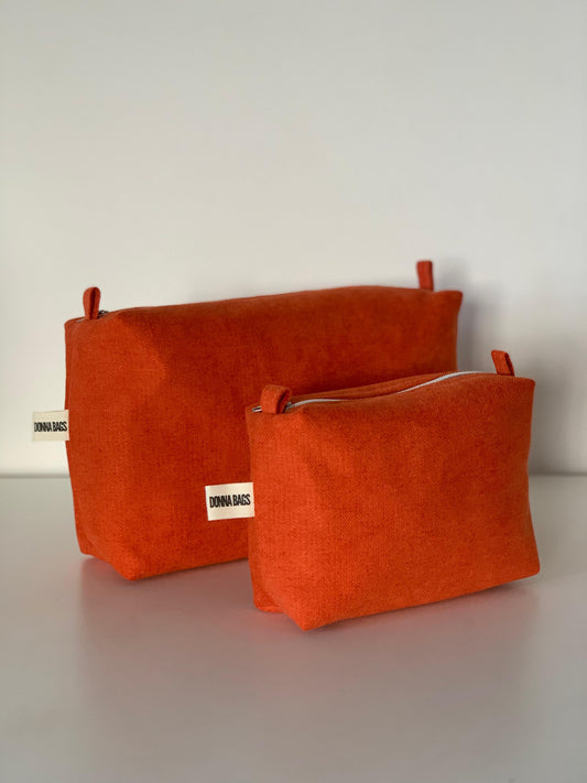 LIS BAGS RUSTIC VELVET ORANGE
