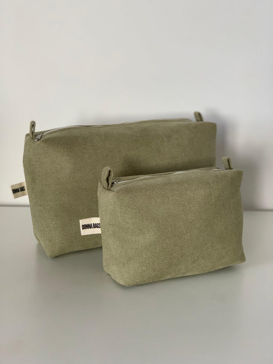 LIS BAGS RUSTIC VELVET OLIVE GREEN