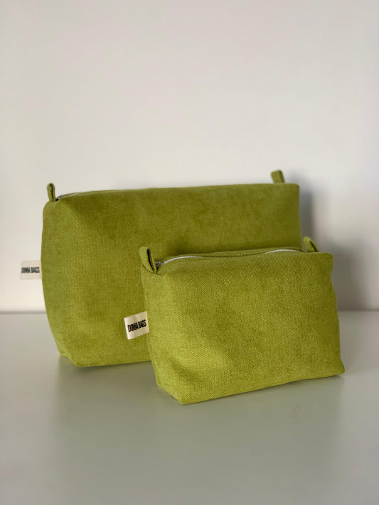 LIS BAGS RUSTIC VELVET PISTACHIO GREEN