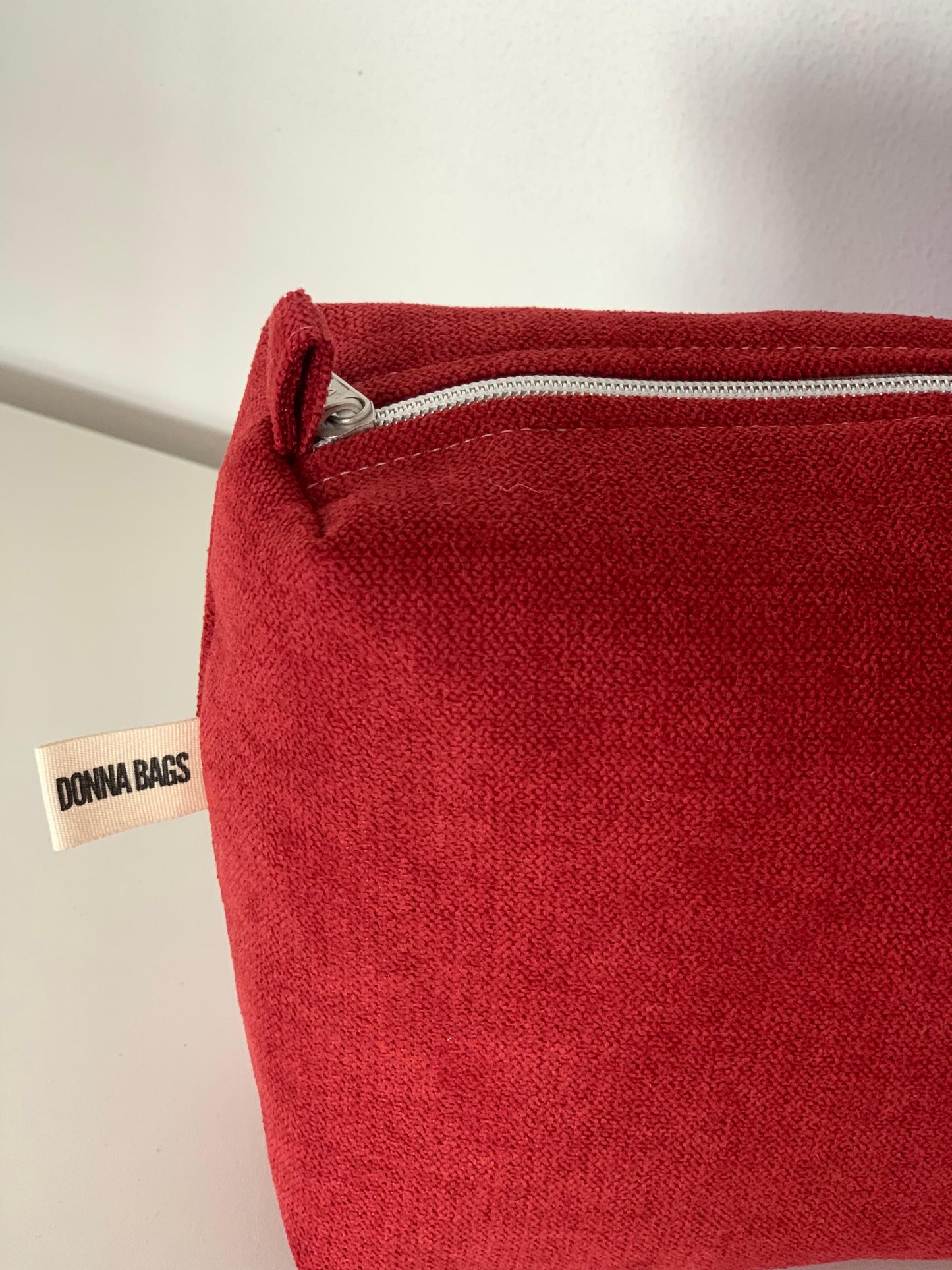 LIS BAGS RUSTIC VELVET RED