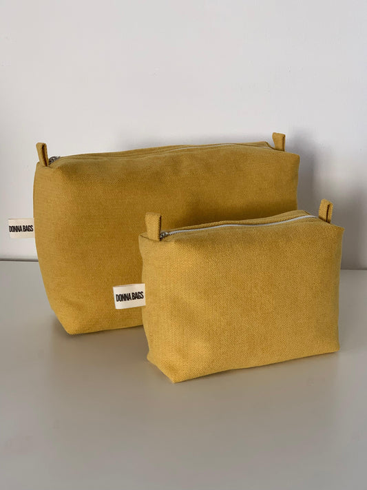 LIS BAGS RUSTIC VELVET BUTTER YELLOW