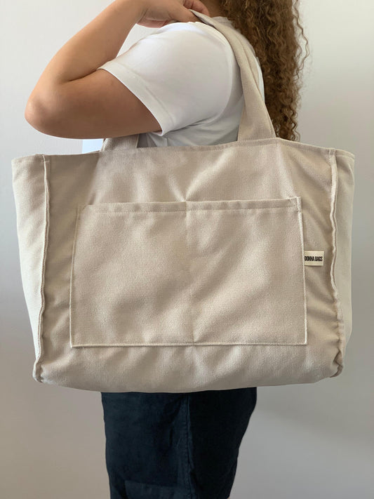 CRISTAL BAGS RUSTIC VELVET BEIGE