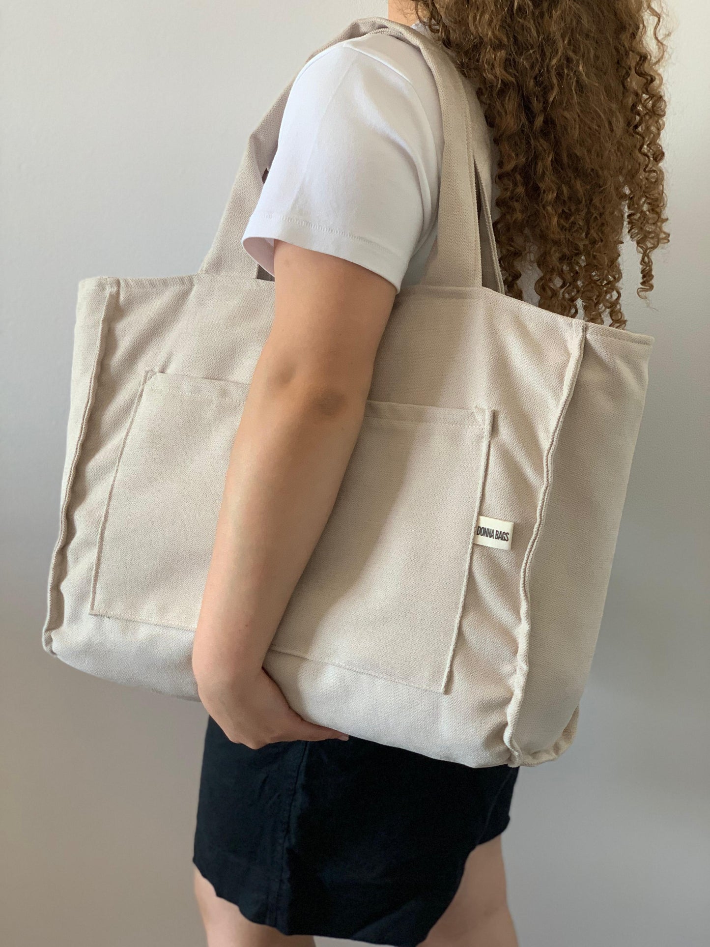 CRISTAL BAGS RUSTIC VELVET BEIGE