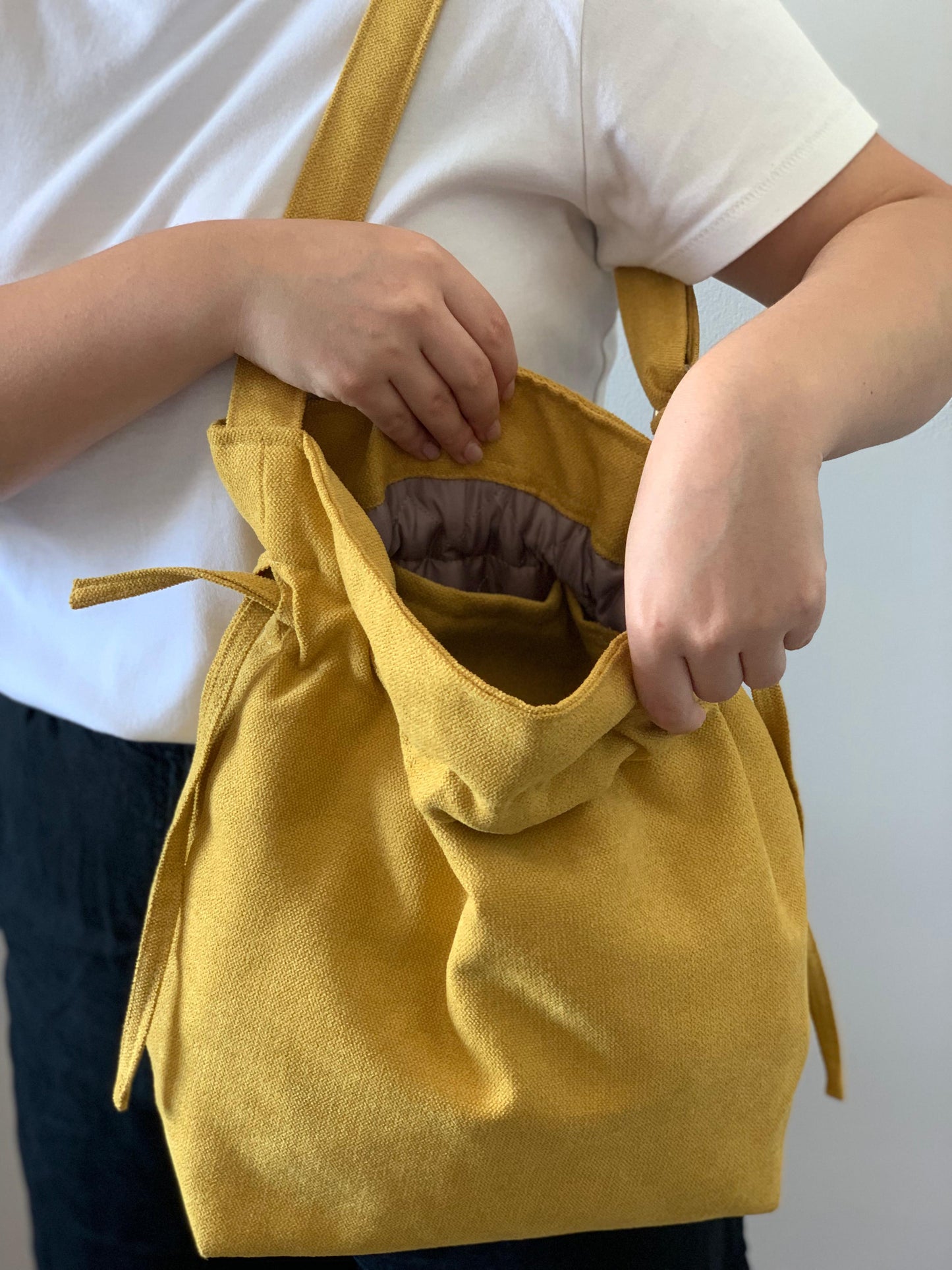 CAROL BAGS RUSTIC VELVET BUTTER YELLOW