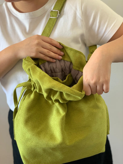 CAROL BAGS RUSTIC VELVET PISTACHIO GREEN