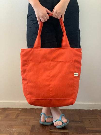 MILA BAGS RUSTIC VELVET ORANGE