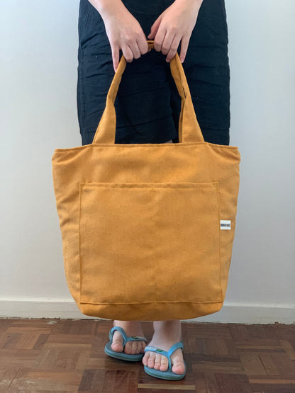 MILA BAGS RUSTIC VELVET MUSTARD