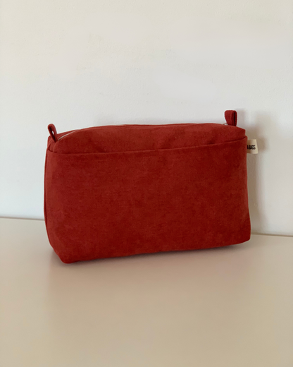 LIS BAGS RUSTIC VELVET RED