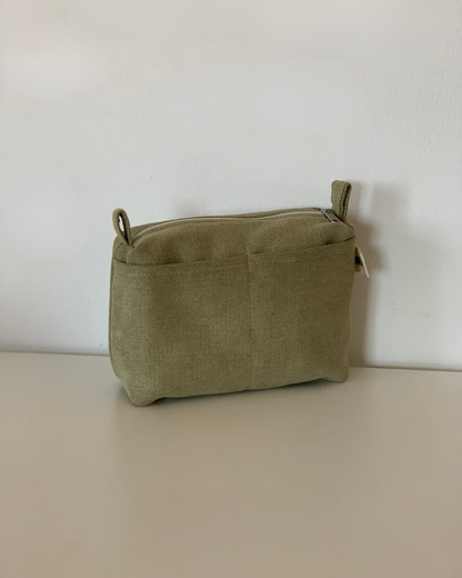 LIS BAGS RUSTIC VELVET OLIVE GREEN