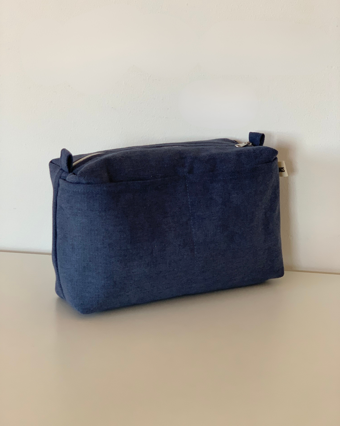 LIS BAGS RUSTIC VELVET NAVY BLUE